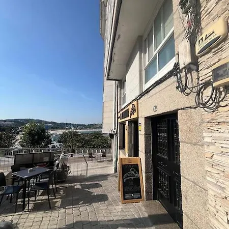 Apartamento Con Terraza En Pleno Centro - Mar De Ardora Portonovo